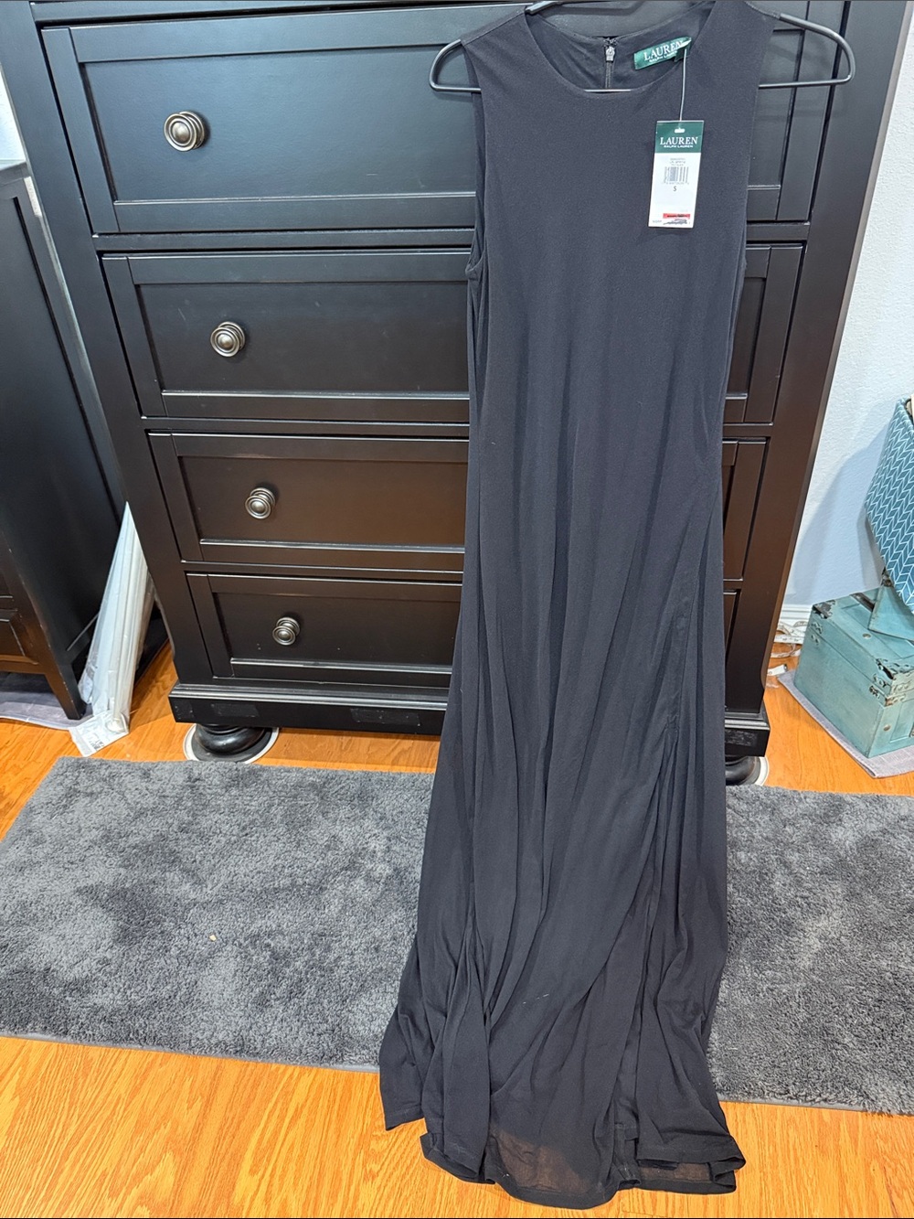 Ralph Lauren Black Sleeveless Maxi Dress